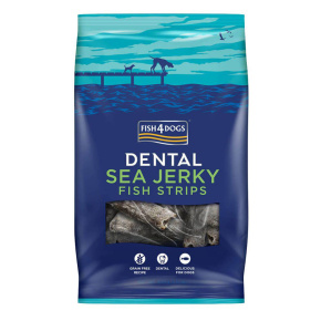 FISH4DOGS Dentální pamlsky pro psy mořská ryba - proužky 500 g