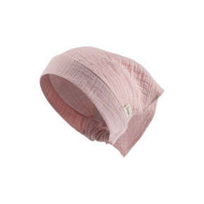 STERNTALER Šátek na hlavu z jednoduchého bavlněného mušelínu (organická) růžová holka- 51 cm-18-24m