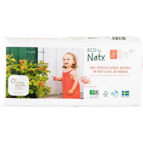 ECO BY NATY Pleny jednorázové 4+ (9-20 kg) 42 ks - ECONOMY PACK