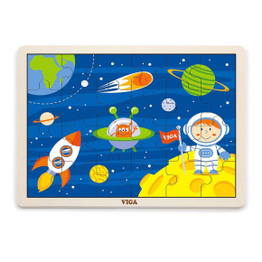 Dětské dřevěné puzzle Viga Cosmos Multicolor 