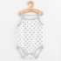 Kojenecké body bez rukávů New Baby Classic II hvězdičky šedé holka Šedá 56 (0-3m)