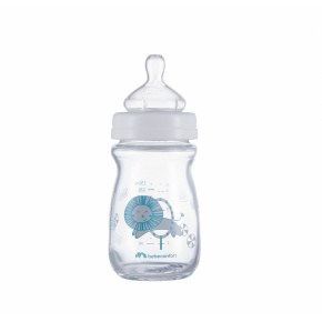 Kojenecká láhev Emotion Glass 130ml 0-6m White