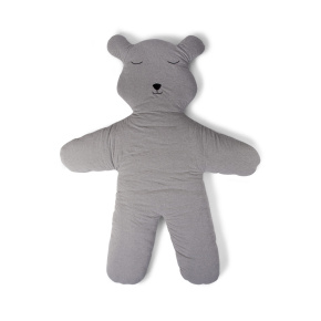 Hrací deka medvěd Teddy Jersey Grey 150cm