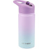 SKIP HOP Láhev s brčkem nerezová Wander - ombré purple, 450ml