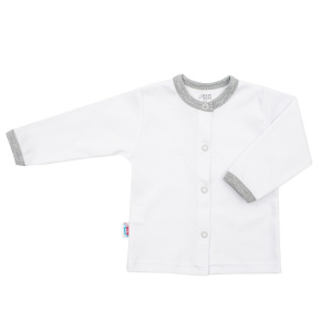 Kojenecký bavlněný kabátek New Baby Zebra exclusive Bílá 74 (6-9m)
