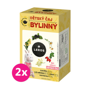 2x LEROS Čaj dětský bylinný 20x1,8g