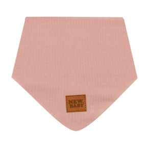 Kojenecký bavlněný šátek na krk New Baby Favorite růžový M Růžová M
