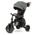 QPLAY Tříkolka Comfo Max Grey, 8 v 1, věk 10-72 měsíců