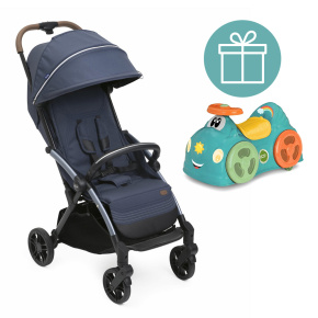 CHICCO Kočárek sportovní Goody Xplus - Radiant Blue + odrážedlo Chicco All around ZDARMA