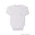 Kojenecké body s dlouhým rukávem Bobas Fashion bílé Bílá 80 (9-12m)