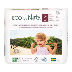 ECO BY NATY PANTS Kalhotky plenkové jednorázové 5 (12-18 kg) 20 ks