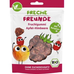 FRECHE FREUNDE BIO Želé ovocné Jablko, malina, rýžové kuličky 12 m, 30 g