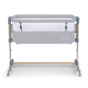 KINDERKRAFT SELECT Postýlka dětská polohovatelná Neste Air Grey Wood, Premium