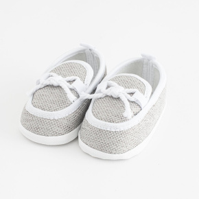 Kojenecké mokasíny-capáčky New Baby šedá 0-3 m Šedá 116/122