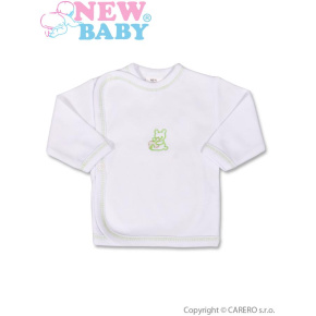 Kojenecká košilka s vyšívaným obrázkem New Baby zelená Zelená 50