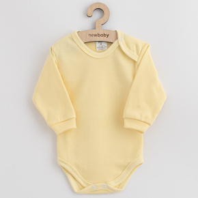 Kojenecké bavlněné body New Baby Casually dressed žlutá Žlutá 68 (4-6m)