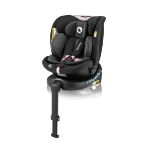 LIONELO Autosedačka Navy i-Size (40-150 cm) Black Pink