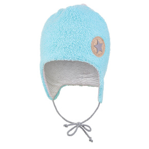 LITTLE ANGEL Čepice BALOO Outlast® 3, 42-44 cm sv.tyrkys