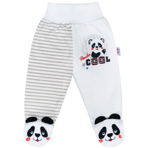 Kojenecké polodupačky New Baby Panda Šedá 62 (3-6m)