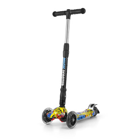 Dětská koloběžka Milly Mally Magic Scooter graffiti Multicolor 