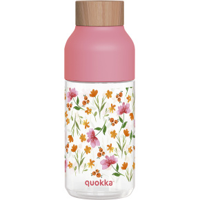 Plastová láhev Ice Pink Flowers 570 ml