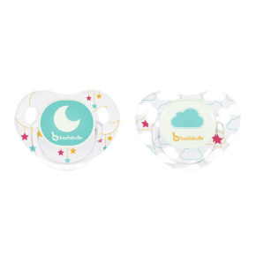 Dudlík LUMI ERGO 6-12m 2ks Moon Dream