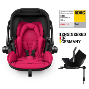 KIDDY Autosedačka Evoluna i-size 2 + Isofix základna 40-83 cm Berry Pink