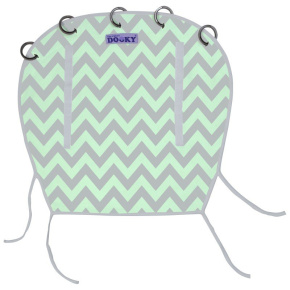 Clona Reversible Mint/Grey Chevron