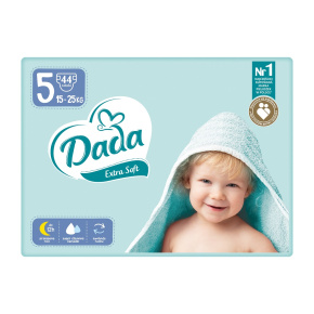 DADA Extra Soft Pleny jednorázové 5 Junior (15-25 kg) 42 ks