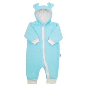 Dětský podzimní overal New Baby MiMi modrý Modrá 80 (9-12m)