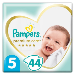 PAMPERS Premium Care Pleny jednorázové 5 (11-16 kg) 44 ks