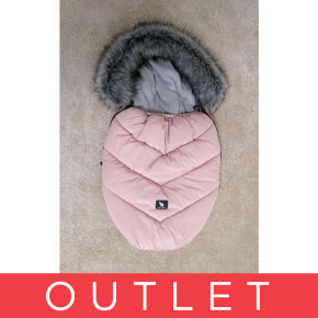 COTTONMOOSE Fusak do kočárku Moose MINI Yukon Pink