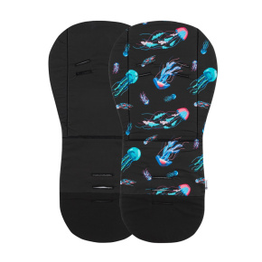 PETITE&MARS Vložka do kočárku Foamy Limited 100 Jellyfish