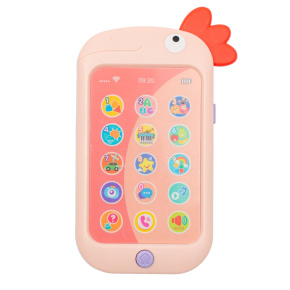 Telefon Baby Mix papoušek pink Růžová 