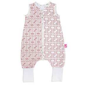 MOTHERHOOD Vak spací mušelinový s kalhotami Pink Classics 12-18m 0,5 tog