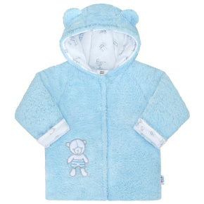 Zimní kabátek New Baby Nice Bear modrý Modrá 56 (0-3m)