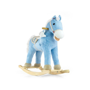 Houpací koník s melodií Milly Mally Pony modrý Modrá 