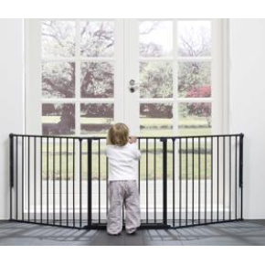 BABYDAN Prostorová zábrana Flex L černá 90-225 cm