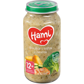 HAMI Brokolice a krůtí prsa (250 g) - maso-zeleninový příkrm