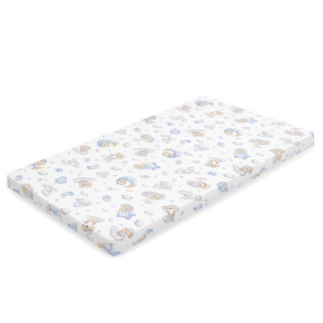 Dětská pěnová matrace New Baby STANDARD 120x60x6 cm koala modrá Modrá 