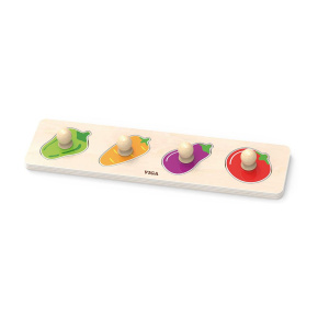 Dřevěná vkládačka zelenina Viga Multicolor 