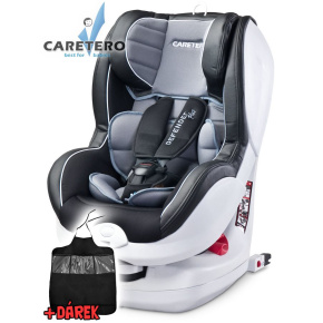 Autosedačka CARETERO Defender Plus Isofix grey Šedá 