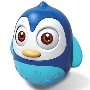 Kývací hračka Baby Mix tučňák modrý Modrá 