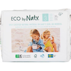 ECO BY NATY Pleny jednorázové 3 (4-9 kg) 30 ks