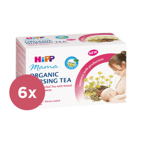 6x HiPP MAMA Bio čaj pro kojící matky (20x 1,5g)