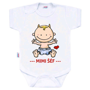 Body s potiskem New Baby MIMI ŠÉF Dle obrázku 68 (4-6m)