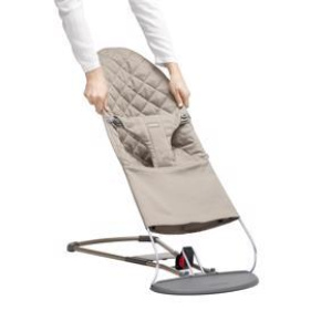 BABYBJÖRN Potah na Lehátko Bliss Sand Grey Cotton