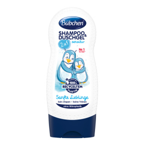 BÜBCHEN Kids 2v1 SG Sensitiv Jemný miláček 230 ml