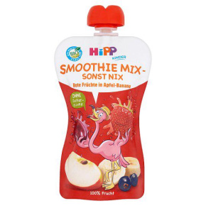 HiPP BIO Smoothie Jablko-Banán-Červené ovoce 120 ml