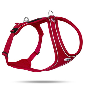 CURLI Postroj pro psy Belka Comfort Red L, 25-33 kg